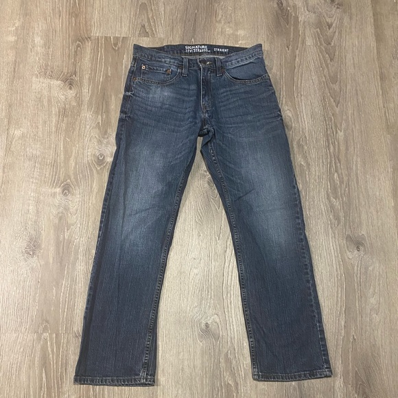 Levi's Other - Signature by Levi Strauss Dark Wash Straight Leg Jeans Men’s 30x29 Classic Denim